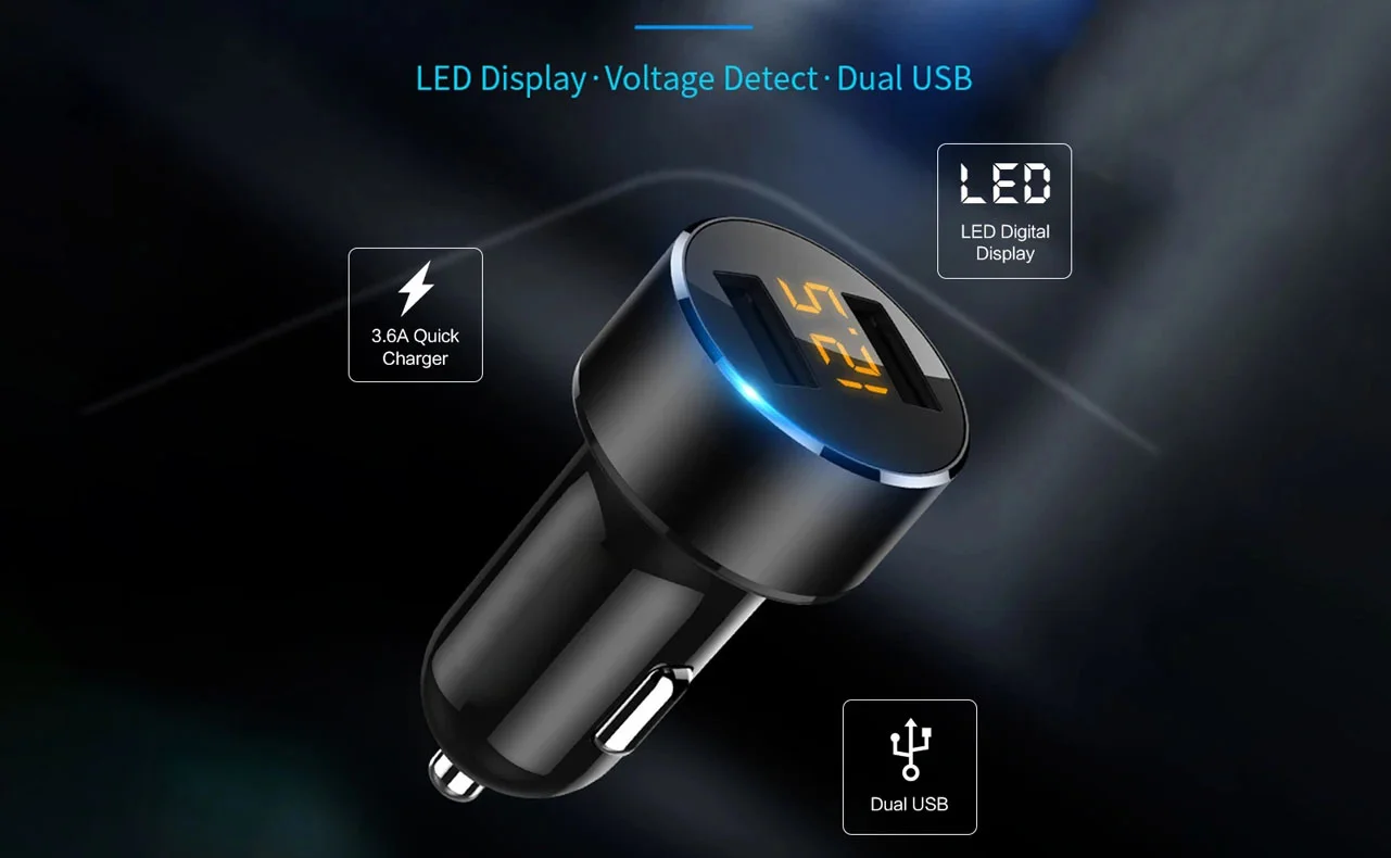 Reliable Dual USB Charging Car Adapter