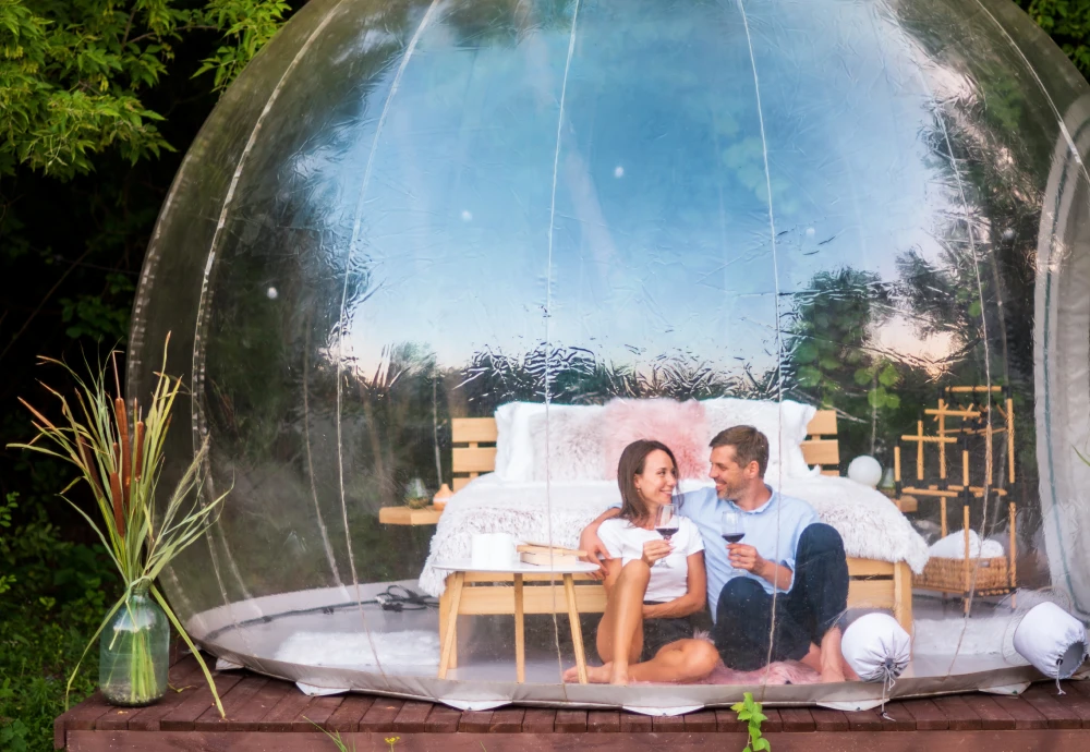 bubble tent ideas