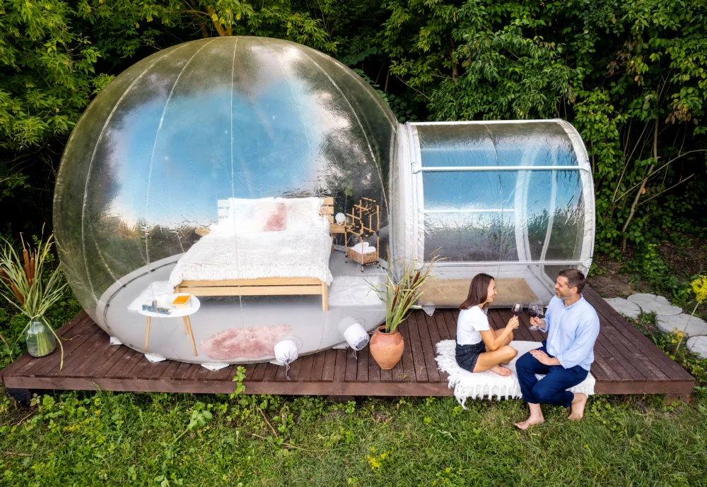 big transparent camping inflatable bubble tent