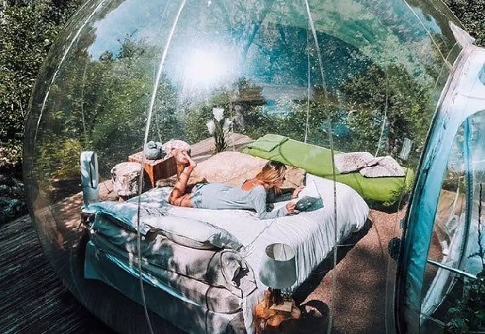 bubble clear tent