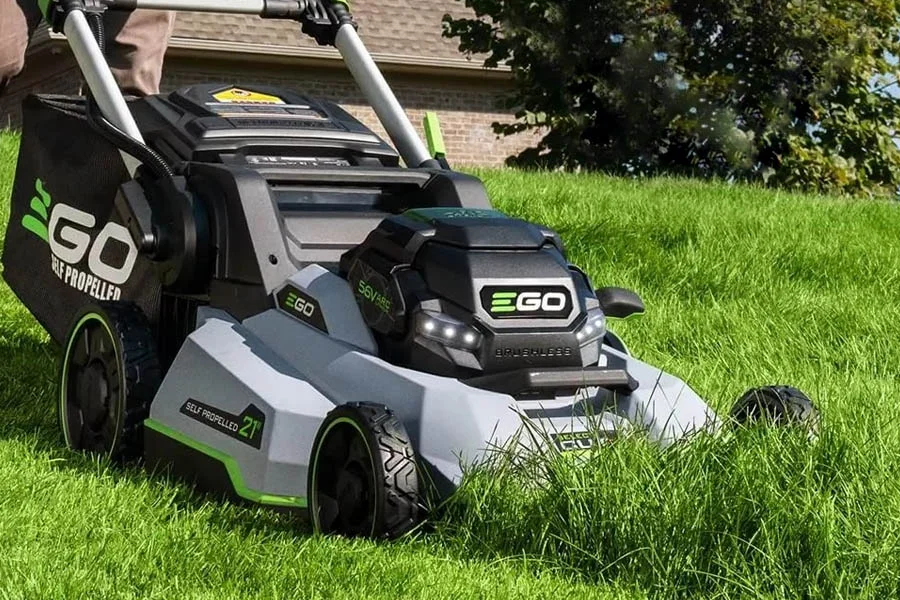 lithium battery operated lawn mowers