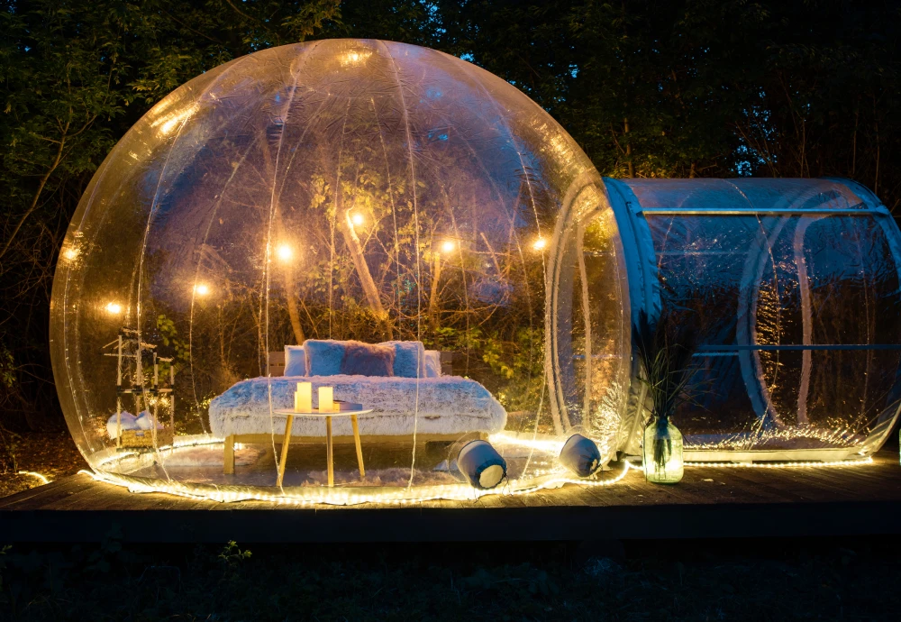 the bubble tent