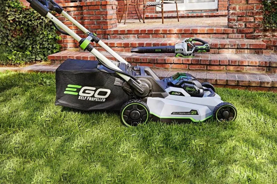 self propelled battery mower