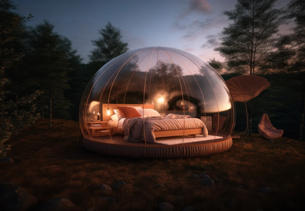 high quality inflatable bubble dome tent