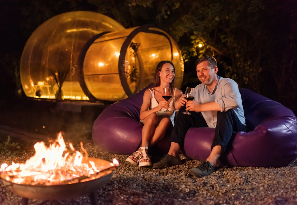 clear bubble tent outdoor shelter