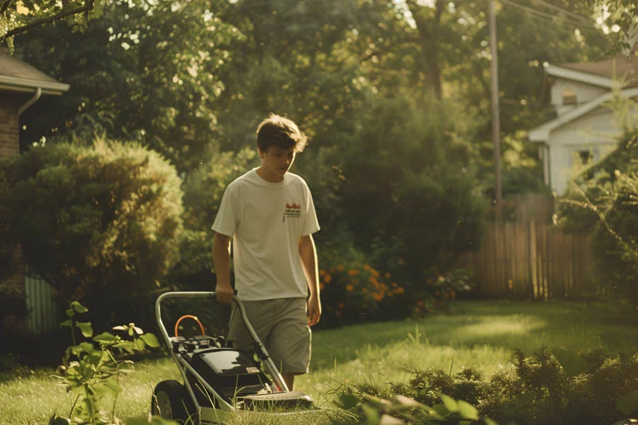 self propeller lawn mower