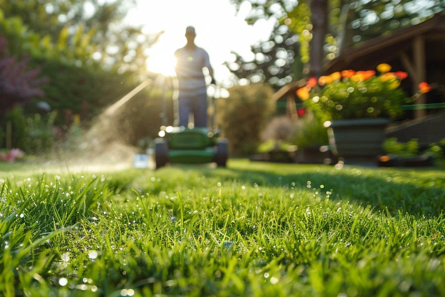 lightweight electric lawn mower